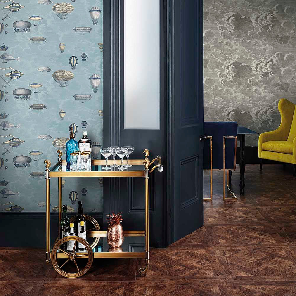 MACCHINE VOLANTI - FORNASETTI (19,85 €/m2 - prezzo due rulli)