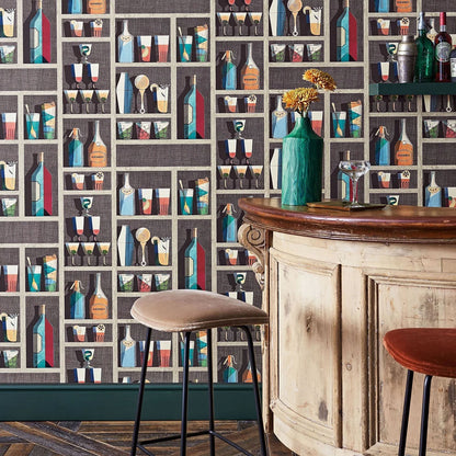 COCKTAIL - FORNASETTI (56,50 €/m2 - prezzo al rullo)
