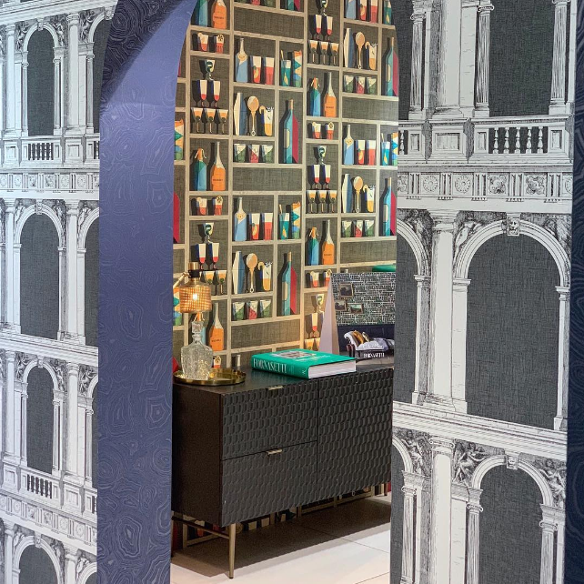 COCKTAIL - FORNASETTI (56,50 €/m2 - prezzo al rullo)