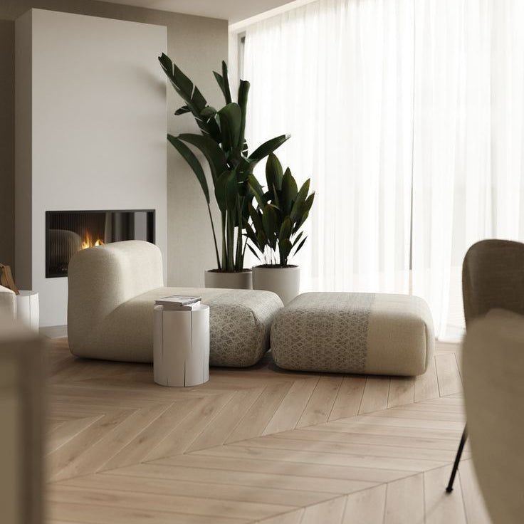 LISTELLO PARQUET PREFINITO IN ROVERE EUROPEO PER POSA A SPINA FRANCESE 45°