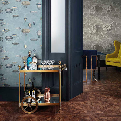 MACCHINE VOLANTI - FORNASETTI (19,85 €/m2 - prezzo due rulli)
