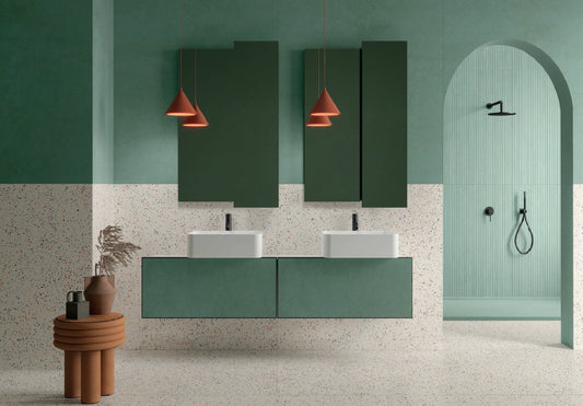 IMPRONTA - DECORA (TERRAZZO) Rivestimento in Gres Porcellanato