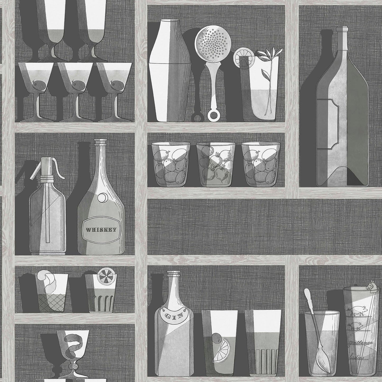 COCKTAIL - FORNASETTI (56,50 €/m2 - prezzo al rullo)