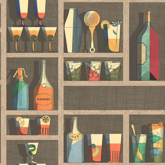 COCKTAIL - FORNASETTI (56,50 €/m2 - prezzo al rullo)