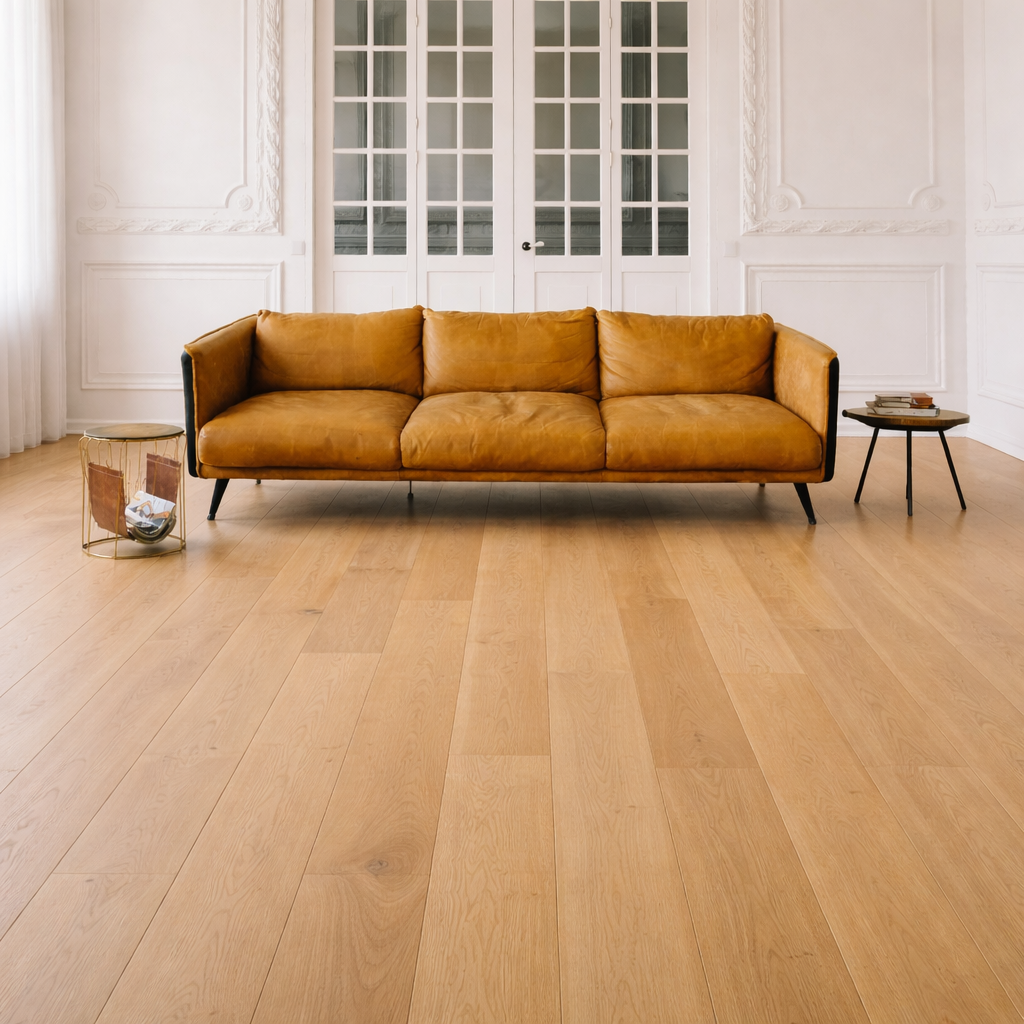 PLANCE PARQUET PREFINITO IN ROVERE EUROPEO PER POSA A CORRERE