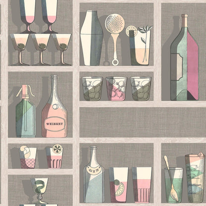 COCKTAIL - FORNASETTI (56,50 €/m2 - prezzo al rullo)