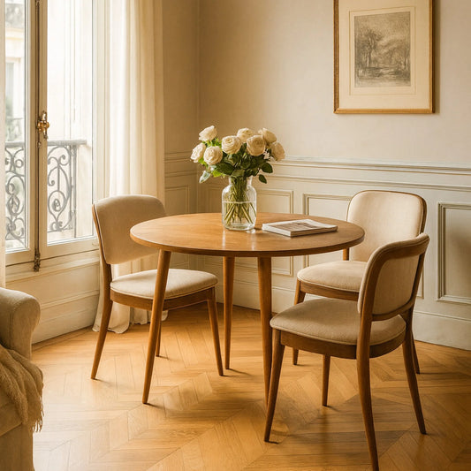 TAVOLO DA PRAZO ROTONDO VINTAGE