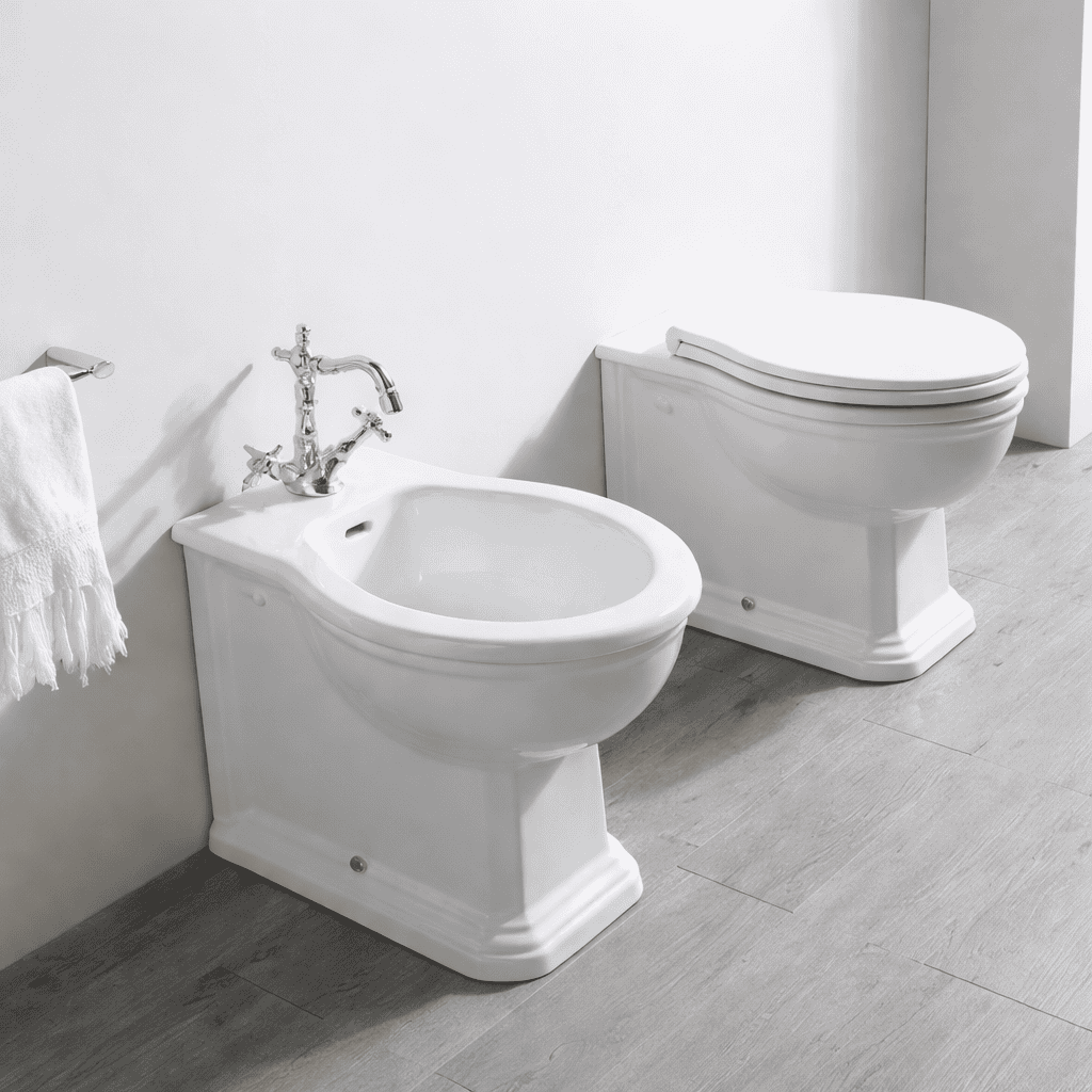 OLYMPIA CERAMICA - IMPERO WC e BIDET in ceramica sanitaria