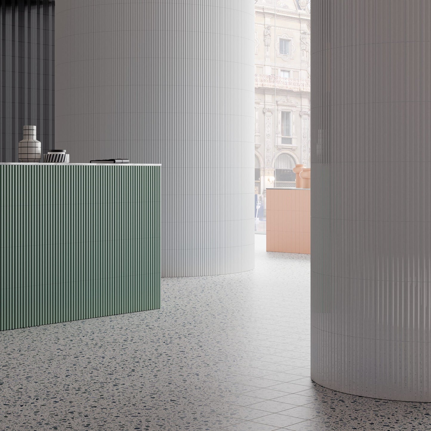 QUINTESSENZA - MAREA  Rivestimento ceramico in pasta bianca
