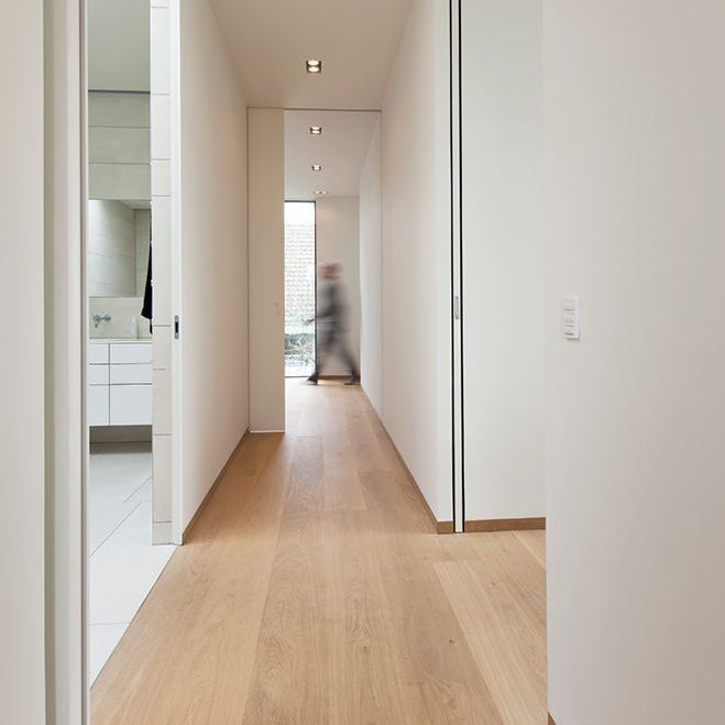 PLANCE PARQUET PREFINITO IN ROVERE EUROPEO PER POSA A CORRERE