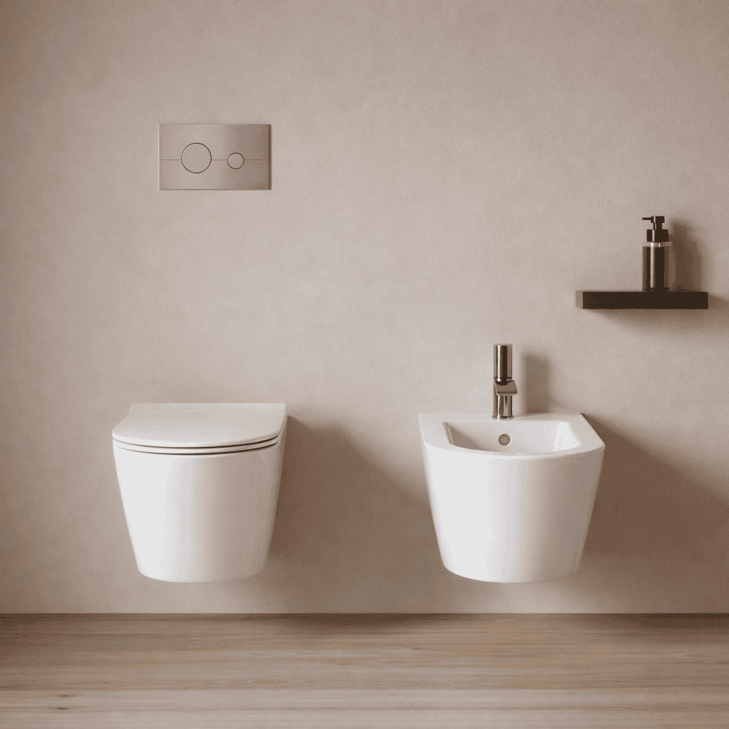 CATALANO - ZERO WC e BIDET in ceramica sanitaria